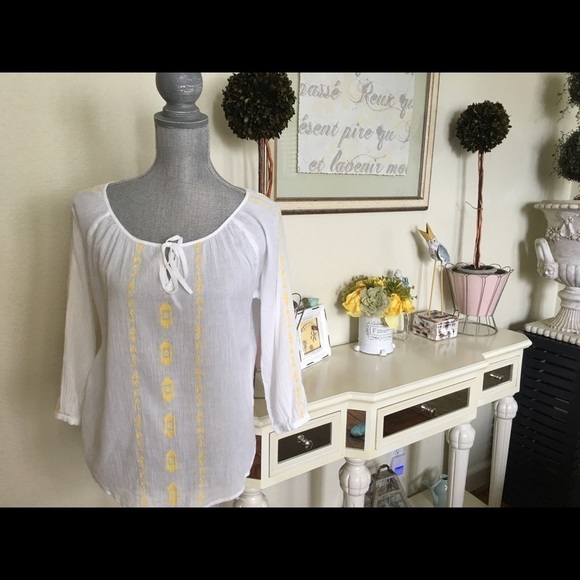 LOFT Tops - LOFT peasant top